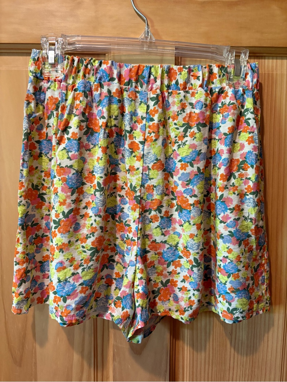 ASOS Design Pullon Floral Shorts "yarrow print" blue yellow orange